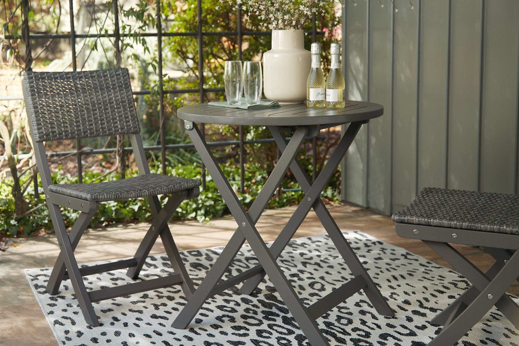 Safari Peak Outdoor Table and Chairs (Set of 3) - Half Price Furniture