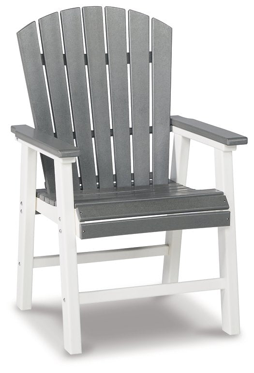 Transville Outdoor Dining Arm Chair (Set of 2)  Half Price Furniture