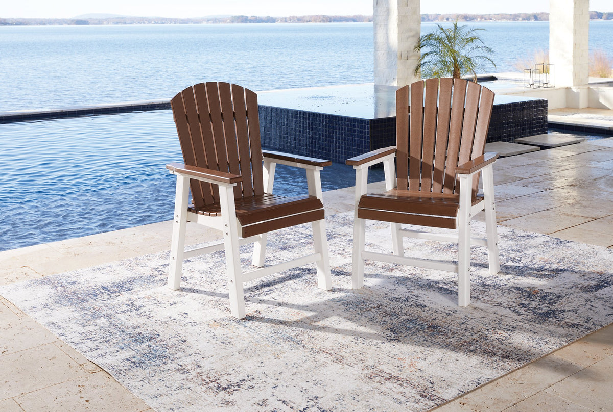 Genesis Bay Outdoor Dining Arm Chair (Set of 2)  Half Price Furniture