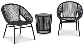 Mandarin Cape Outdoor Table and Chairs (Set of 3)  Las Vegas Furniture Stores