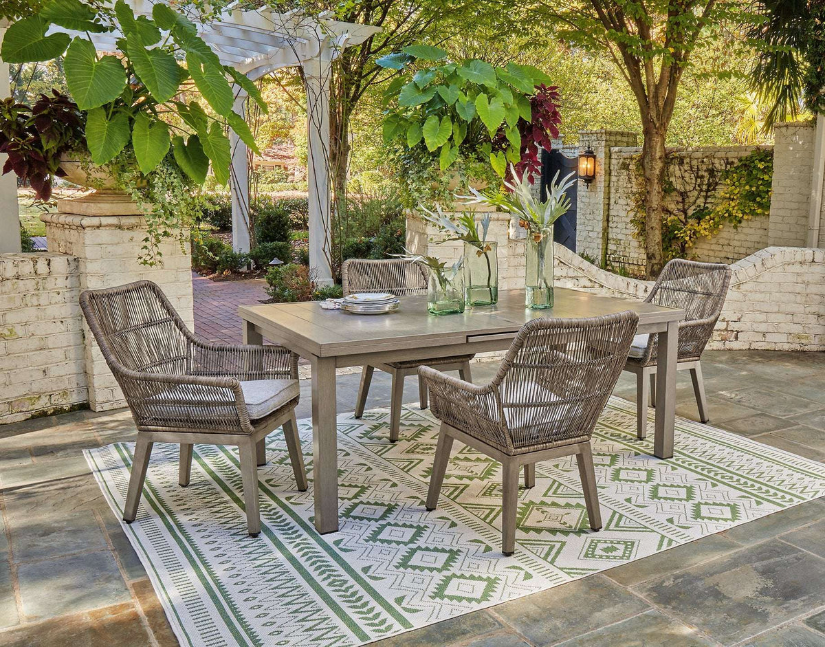 Beach Front Outdoor Set - Outdoor Dining Set - Half Price Furniture