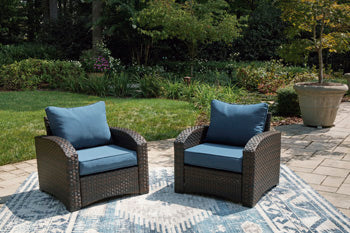 Windglow Outdoor Lounge Chair with Cushion - Half Price Furniture