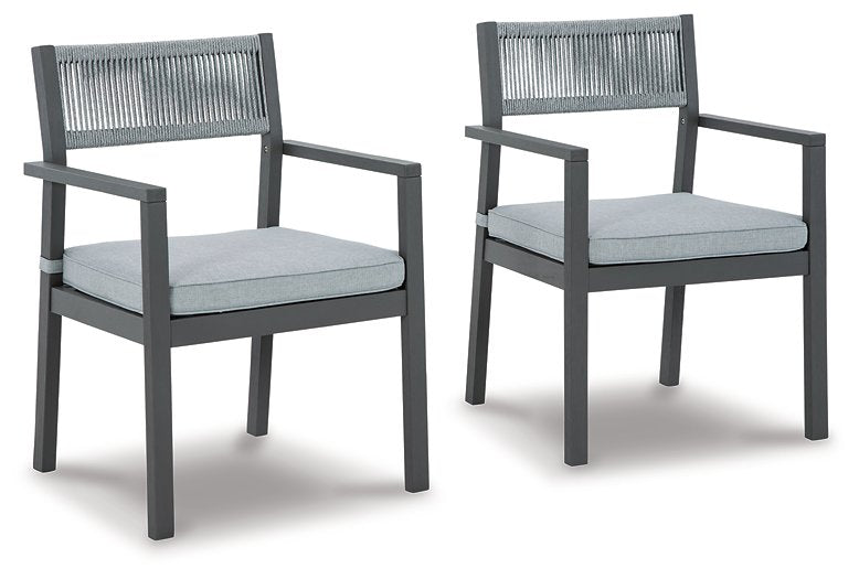Eden Town Arm Chair with Cushion (Set of 2) Half Price Furniture