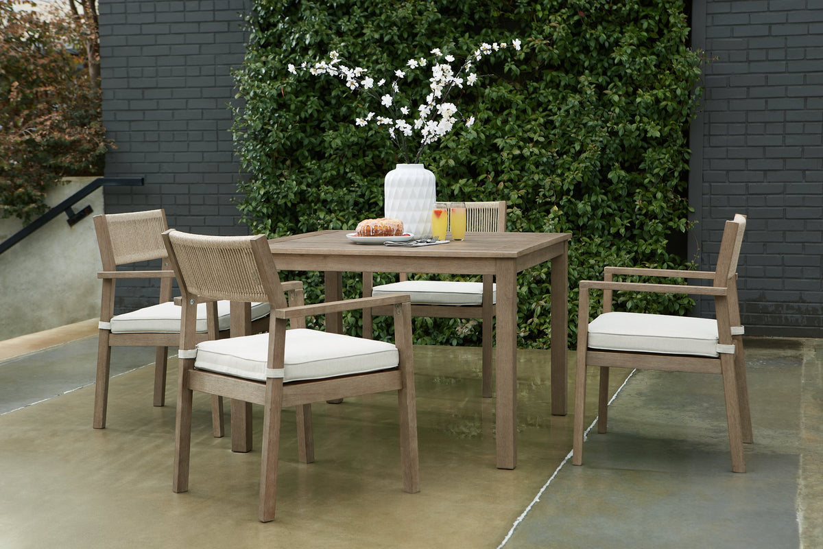 Aria Plains Outdoor Dining Set - Half Price Furniture