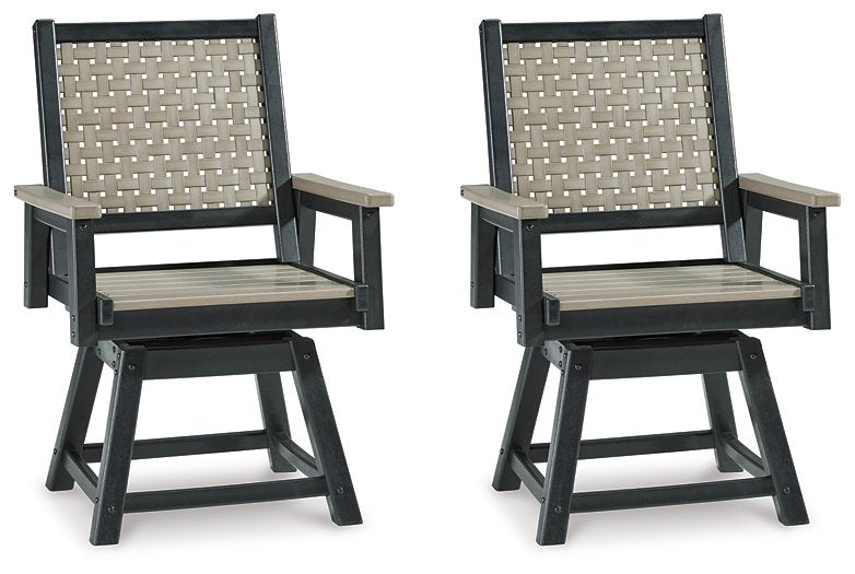Mount Valley Swivel Chair (Set of 2) - Half Price Furniture