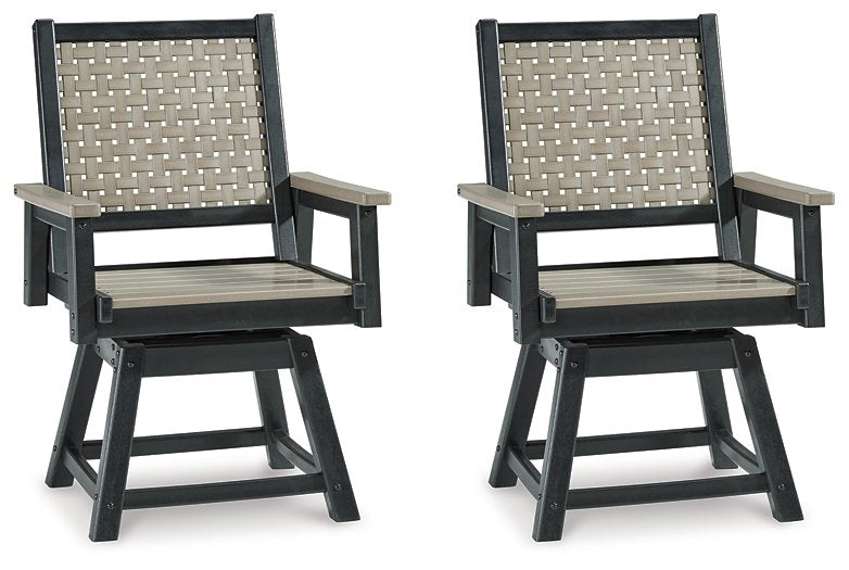 Mount Valley Swivel Chair (Set of 2)  Half Price Furniture