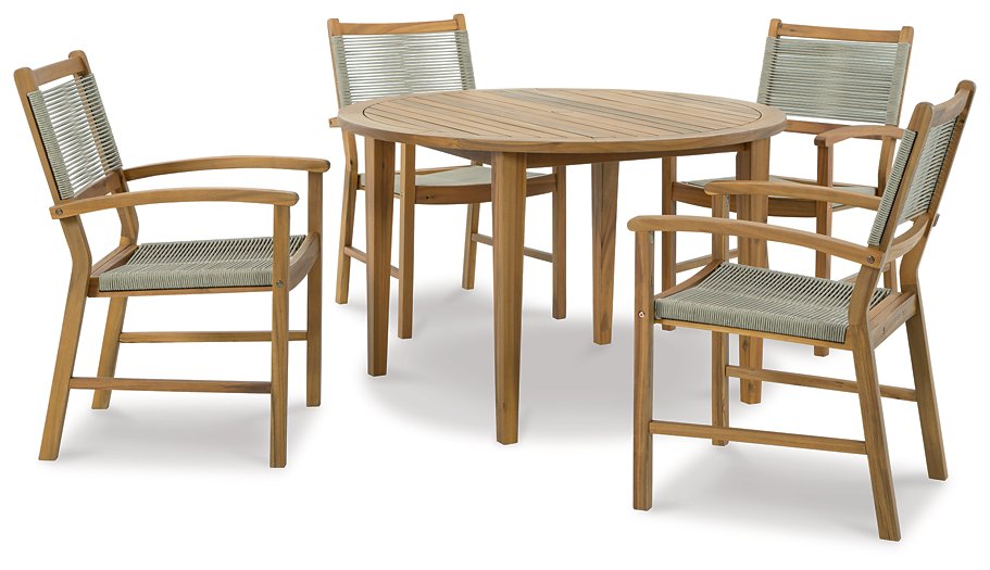Janiyah Outdoor Dining Set - Half Price Furniture