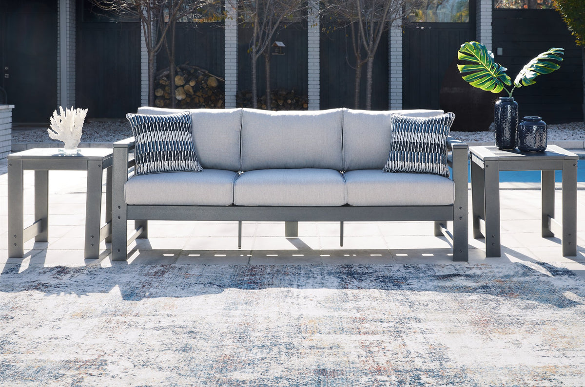 Amora Outdoor Sofa with Cushion - Outdoor Seating - Half Price Furniture