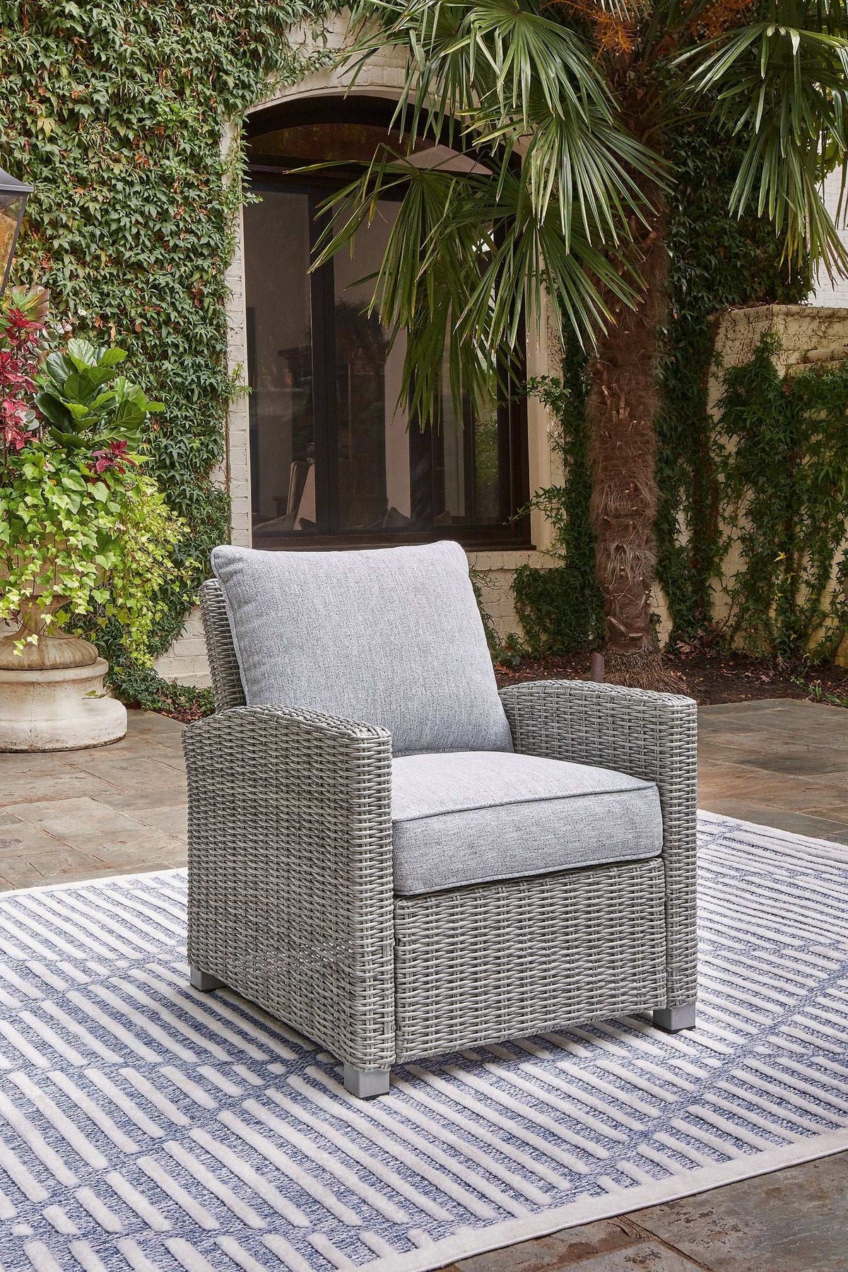 Naples Beach Lounge Chair with Cushion Half Price Furniture