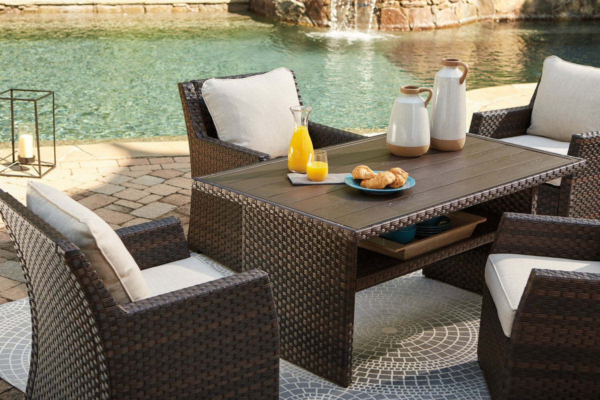 Easy Isle Multi-Use Table - Outdoor Dining Table - Half Price Furniture