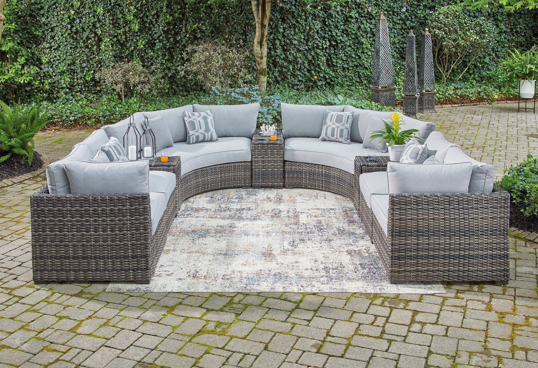 Harbor Court Outdoor Sectional Half Price Furniture