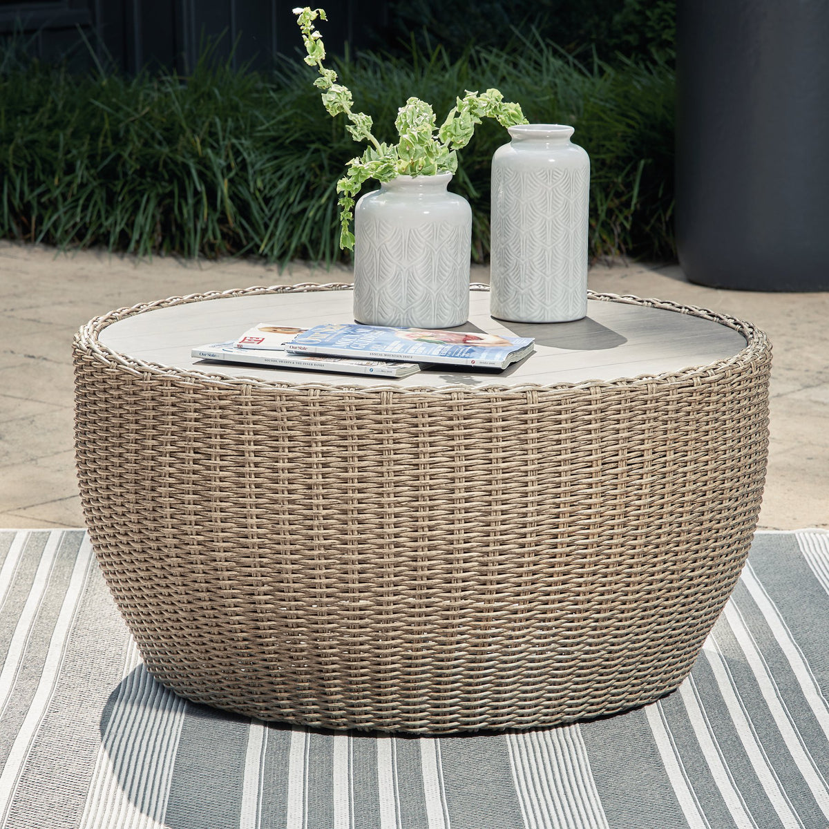 Danson Outdoor Coffee Table - Outdoor Cocktail Table - Half Price Furniture