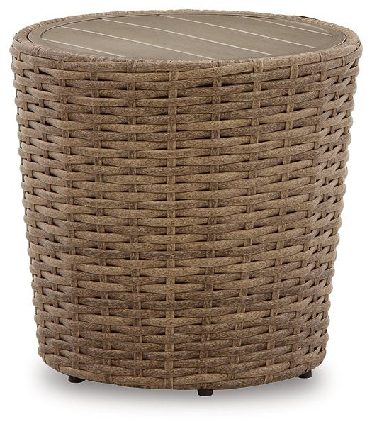 Sandy Bloom Outdoor End Table  Half Price Furniture