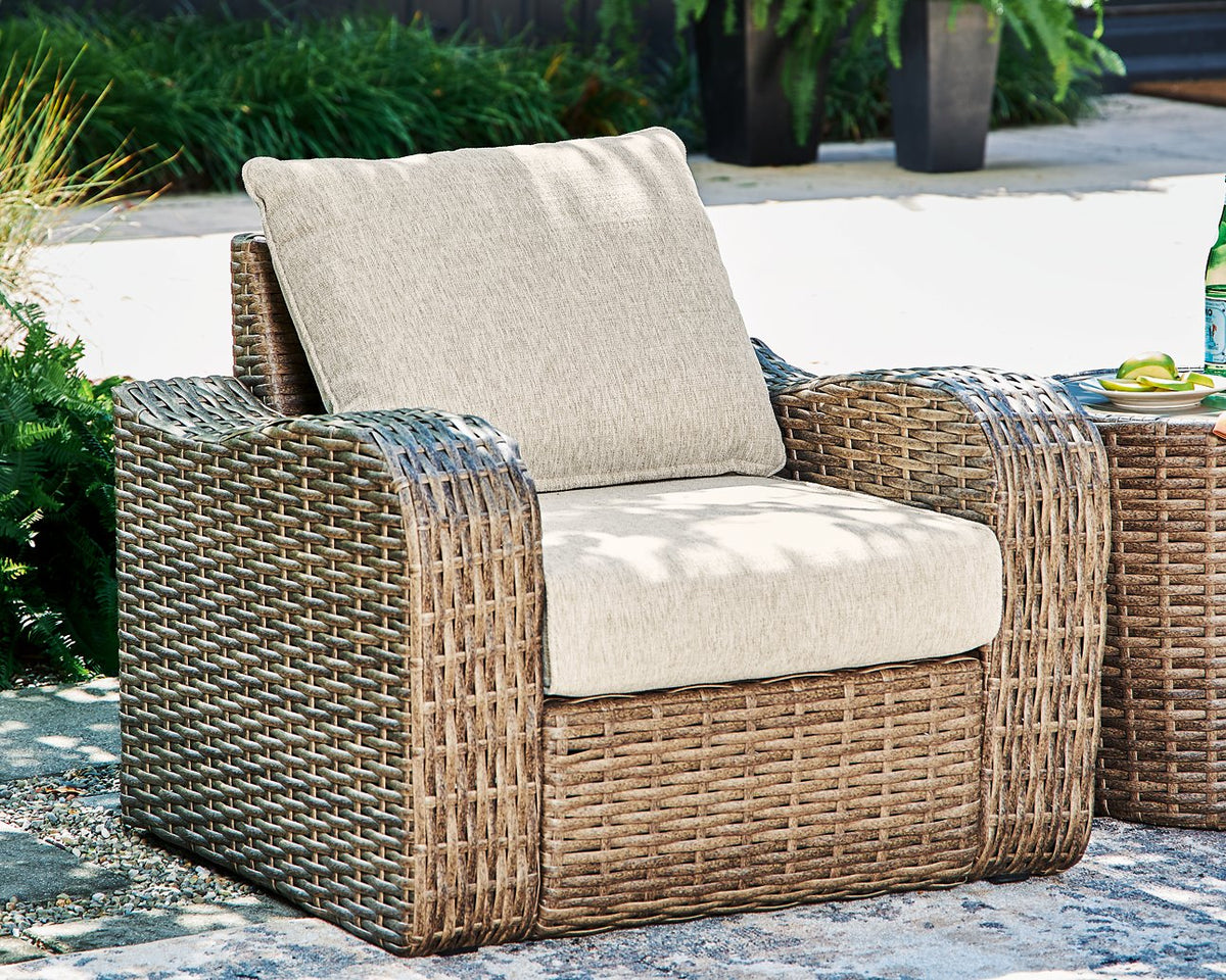Sandy Bloom Lounge Chair with Cushion - Half Price Furniture
