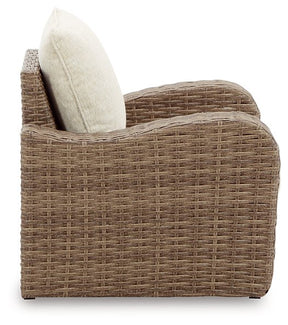 Sandy Bloom Lounge Chair with Cushion - Half Price Furniture