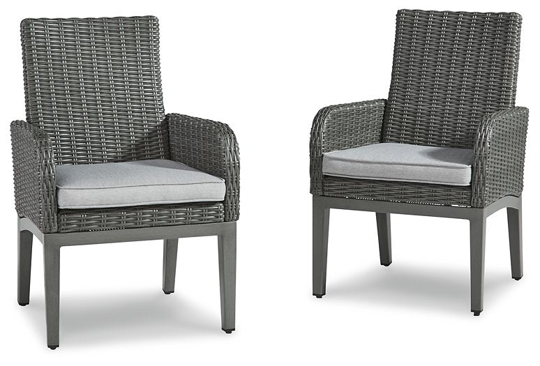 Elite Park Arm Chair with Cushion (Set of 2)  Las Vegas Furniture Stores