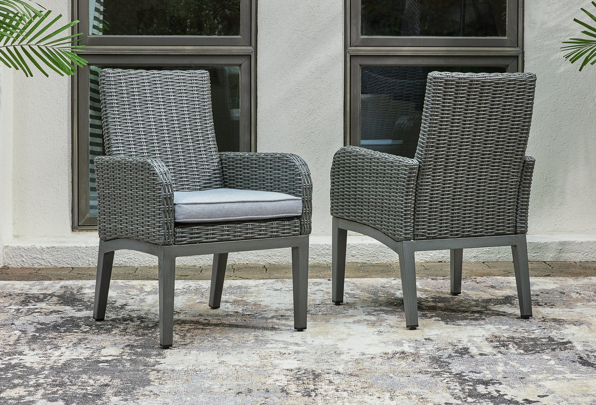 Elite Park Arm Chair with Cushion (Set of 2)  Half Price Furniture