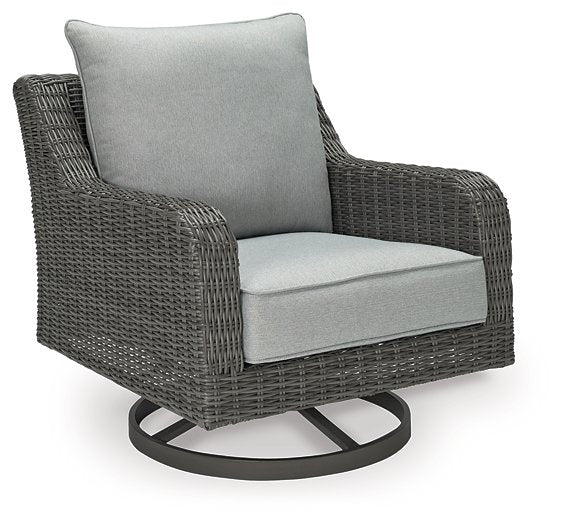 Elite Park Outdoor Swivel Lounge with Cushion  Half Price Furniture