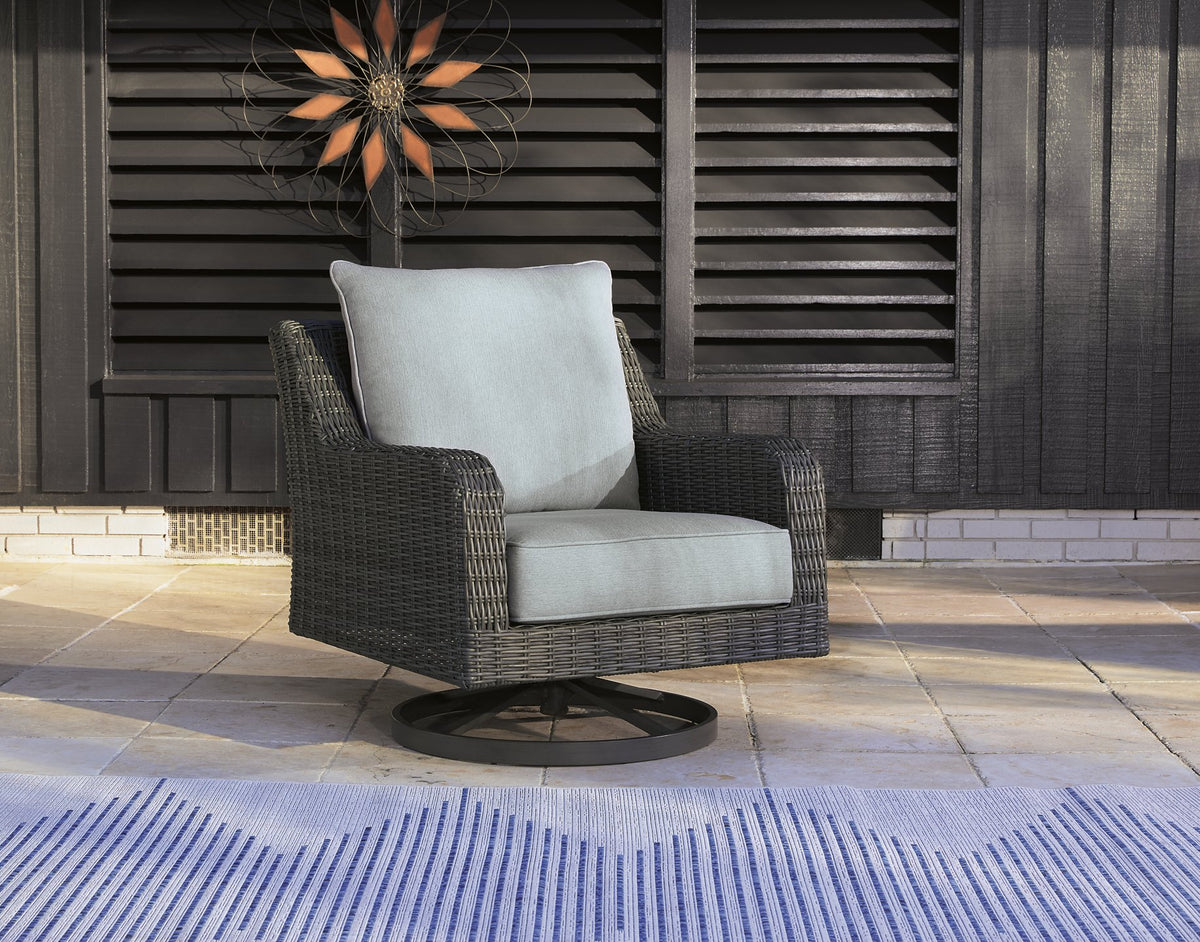 Elite Park Outdoor Swivel Lounge with Cushion - Outdoor Seating - Half Price Furniture