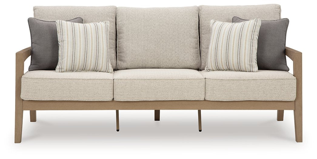 Hallow Creek Outdoor Sofa with Cushion - Half Price Furniture