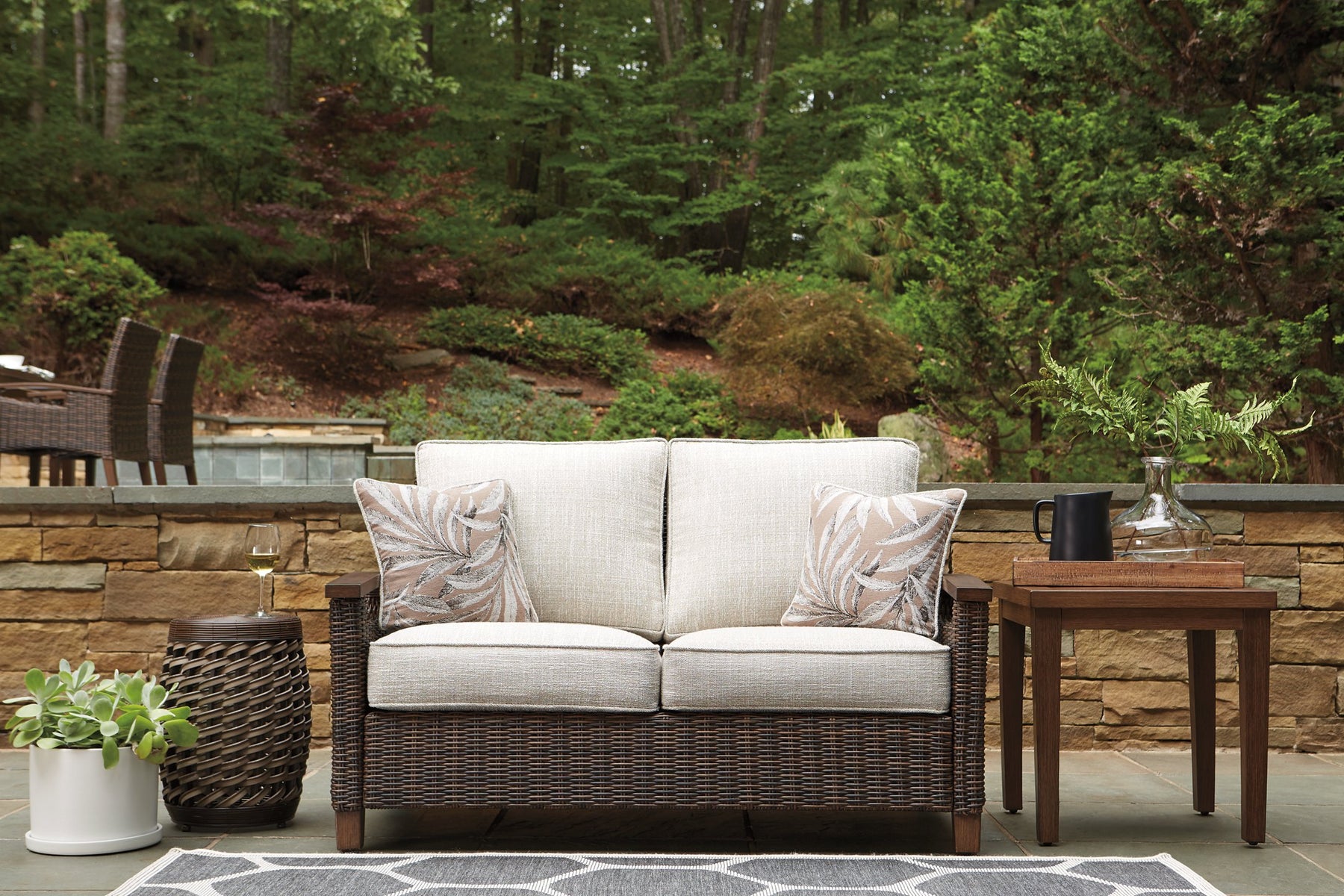 Paradise Trail Loveseat with Cushion - Half Price Furniture