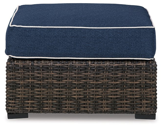 Grasson Lane Ottoman with Cushion - Half Price Furniture