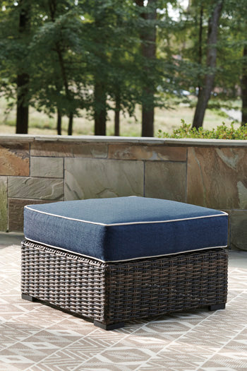 Grasson Lane Ottoman with Cushion - Half Price Furniture