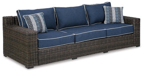 Grasson Lane Grasson Lane Nuvella Sofa with Coffee Table and 2 Lounge Chairs - Half Price Furniture