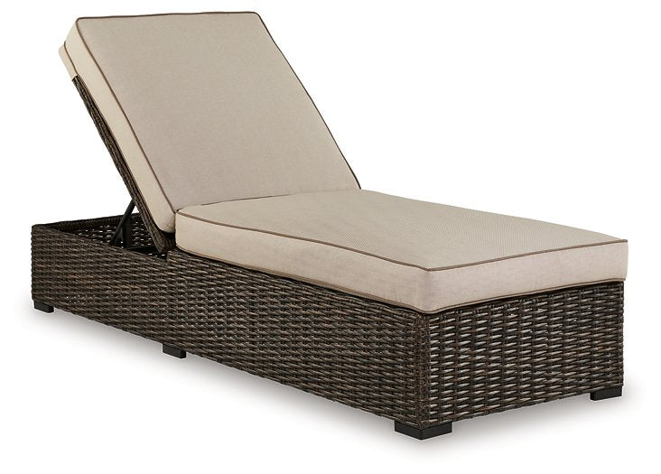 Coastline Bay Outdoor Chaise Lounge with Cushion  Half Price Furniture