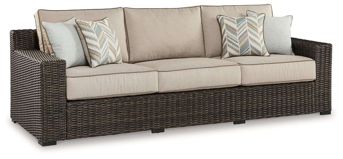 Coastline Bay Outdoor Sofa with Cushion Half Price Furniture