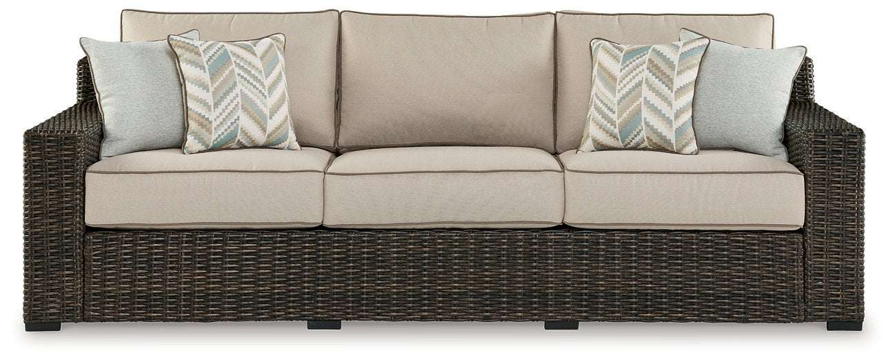 Coastline Bay Outdoor Sofa with Cushion Half Price Furniture