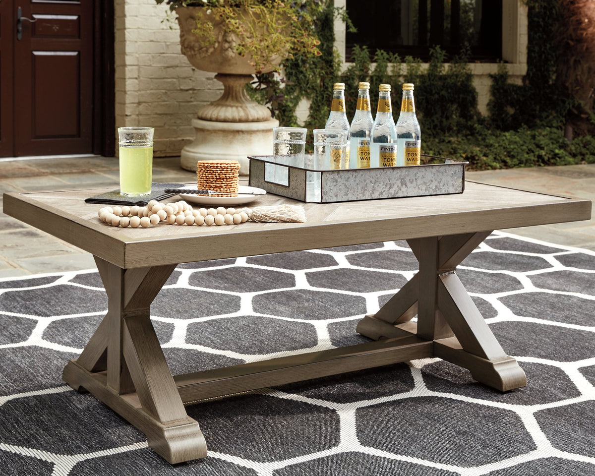 Beachcroft Outdoor Coffee Table - Outdoor Cocktail Table - Half Price Furniture