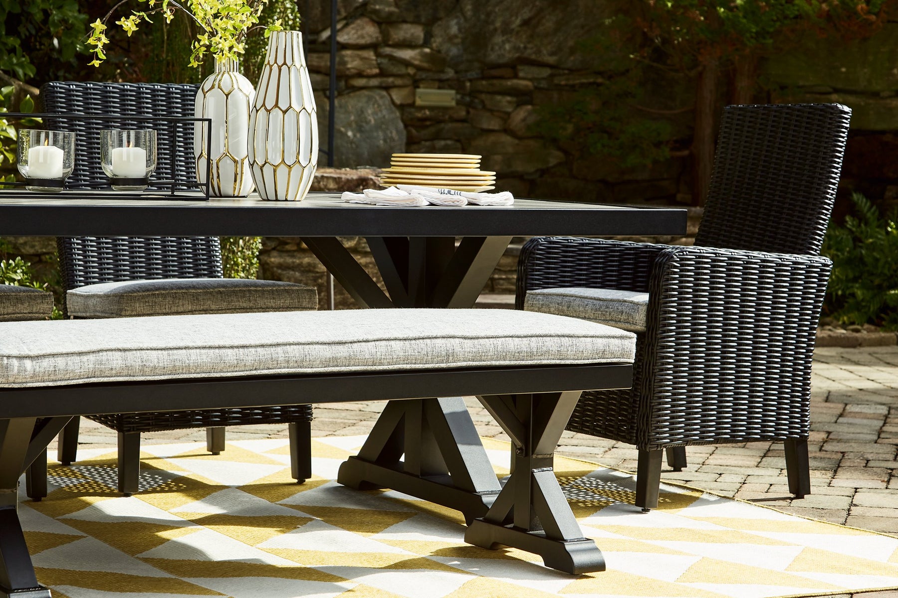 Beachcroft Outdoor Dining Table - Outdoor Dining Table - Half Price Furniture