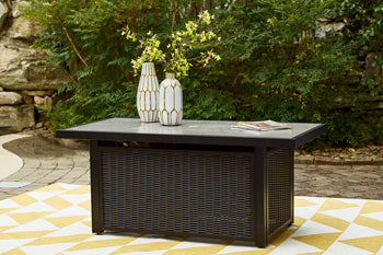 Beachcroft Outdoor Fire Pit Table - Half Price Furniture