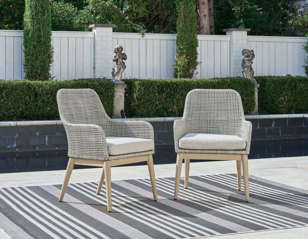 Seton Creek Outdoor Dining Arm Chair (Set of 2) Half Price Furniture