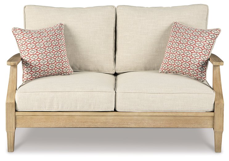 Clare View Loveseat with Cushion - Outdoor Seating - Half Price Furniture
