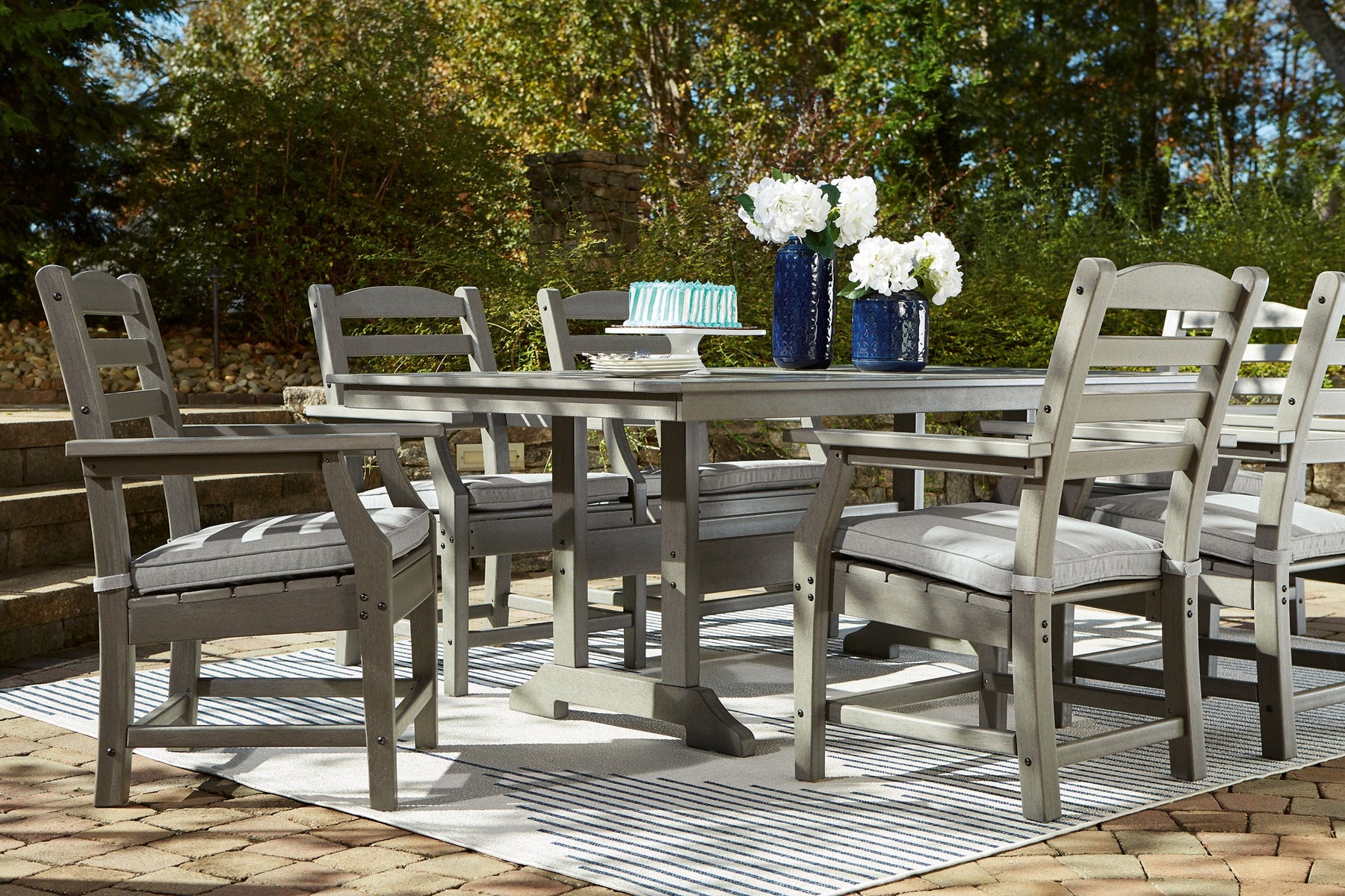 Visola Outdoor Dining Table - Half Price Furniture