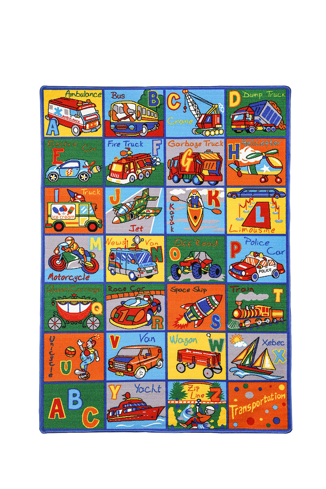 Amos Multi 5' X 8' Area Rug - Rug - Half Price Furniture