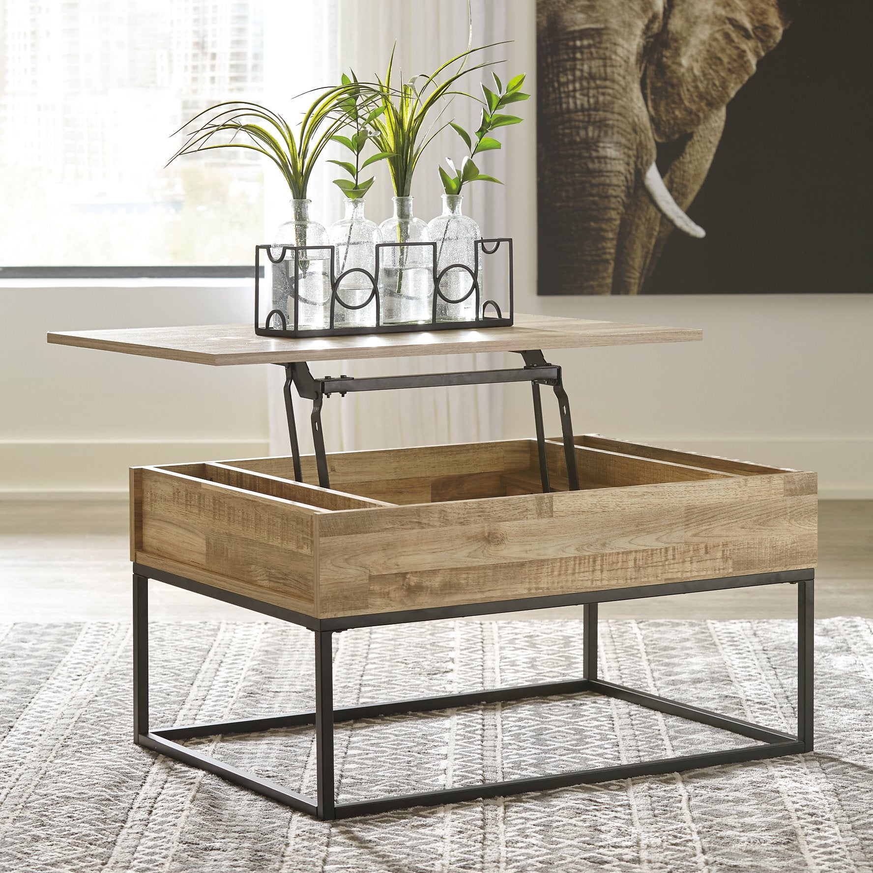 Gerdanet Lift-Top Coffee Table - Half Price Furniture