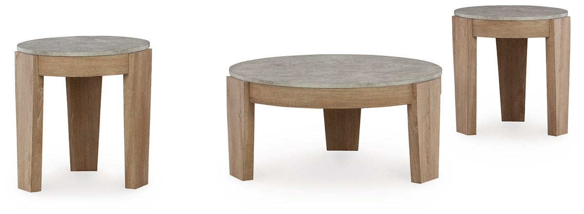 Guystone Table (Set of 3)  Half Price Furniture