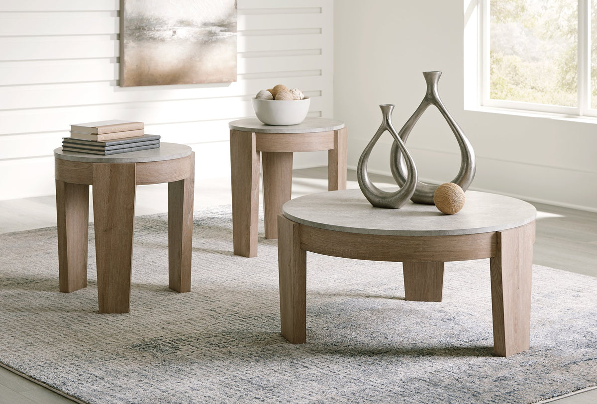 Guystone Table (Set of 3)  Half Price Furniture