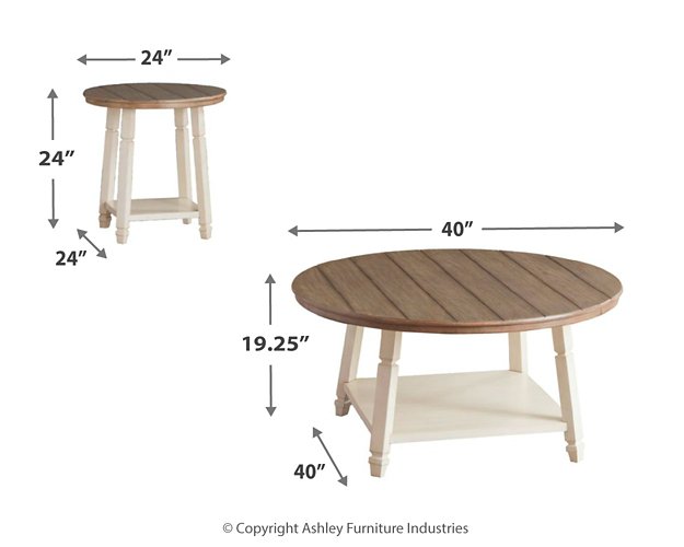 Bolanbrook Table (Set of 3) Half Price Furniture
