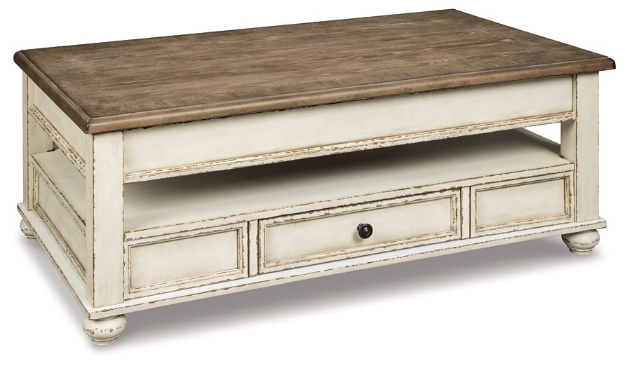 Realyn Coffee Table with Lift Top Half Price Furniture