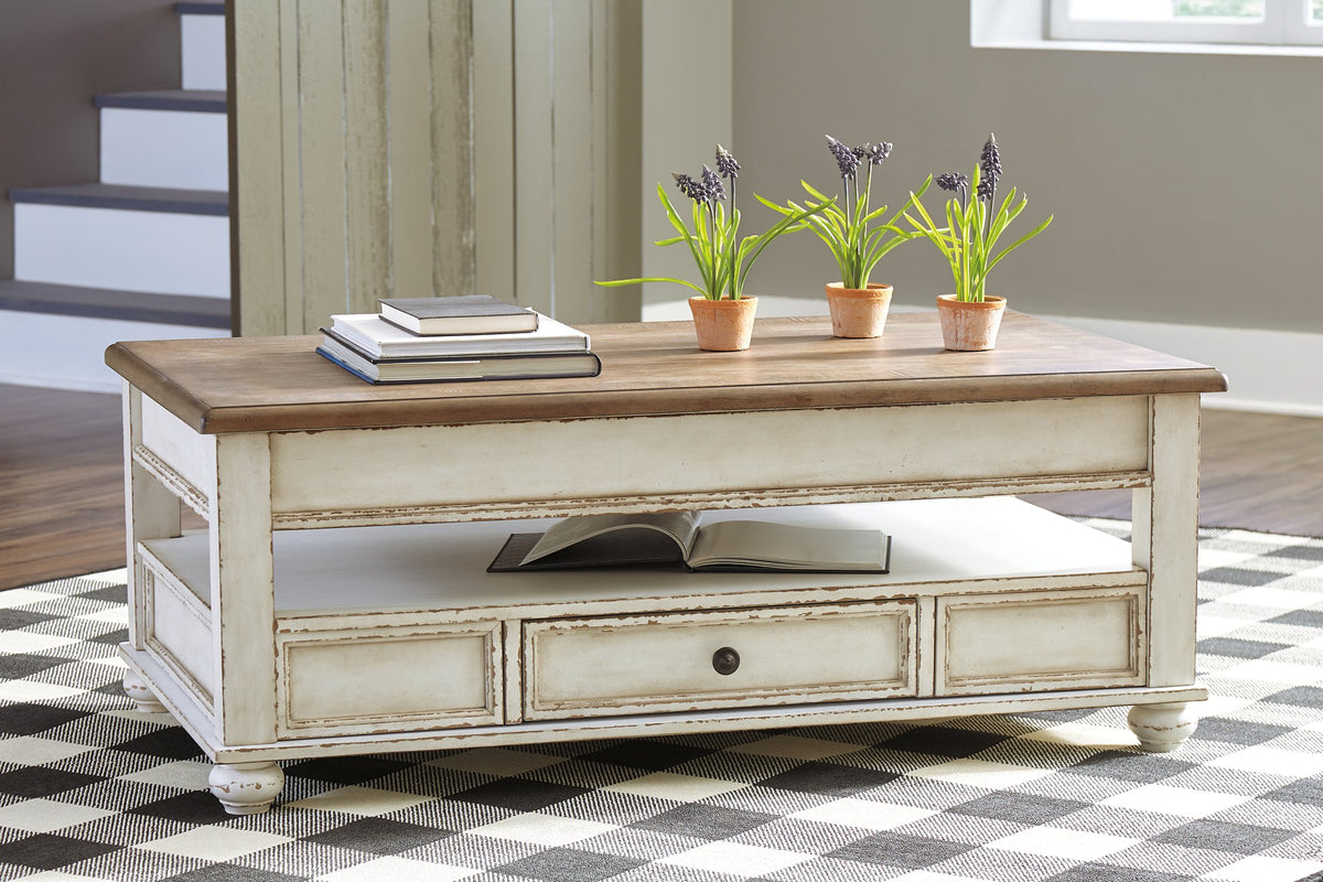Realyn Coffee Table with Lift Top - Half Price Furniture