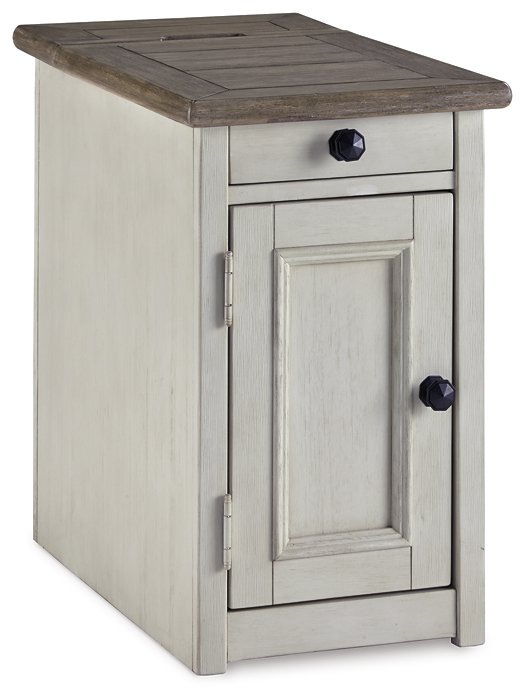 Bolanburg Chairside End Table with USB Ports & Outlets  Las Vegas Furniture Stores