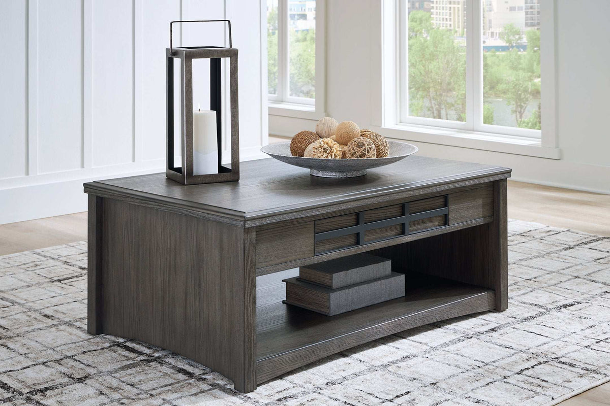Montillan Lift-Top Coffee Table Half Price Furniture