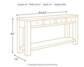Gavelston Sofa/Console Table - Half Price Furniture