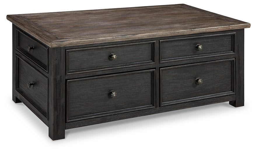 Tyler Creek Coffee Table with Lift Top  Las Vegas Furniture Stores