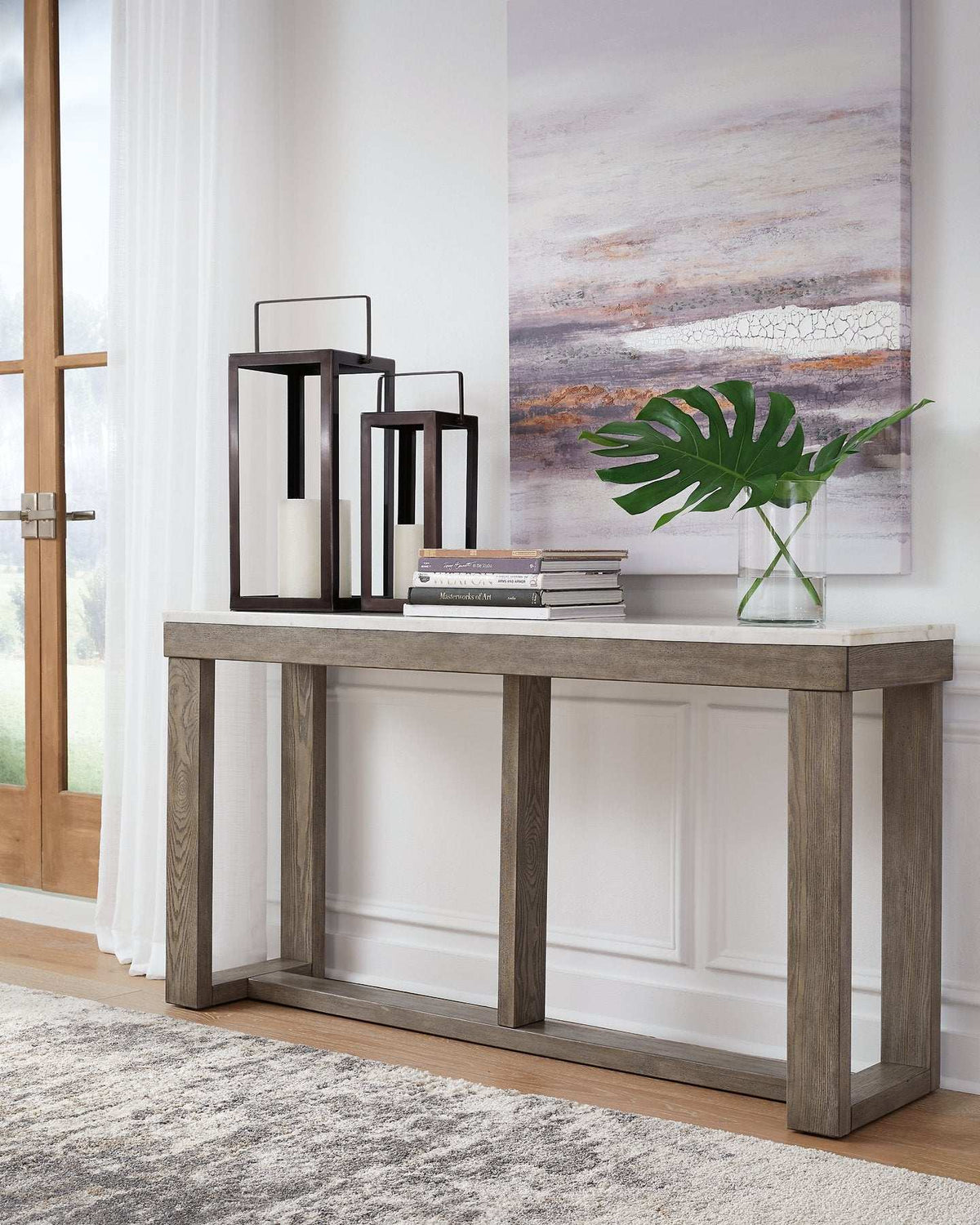 Loyaska Sofa Table Half Price Furniture