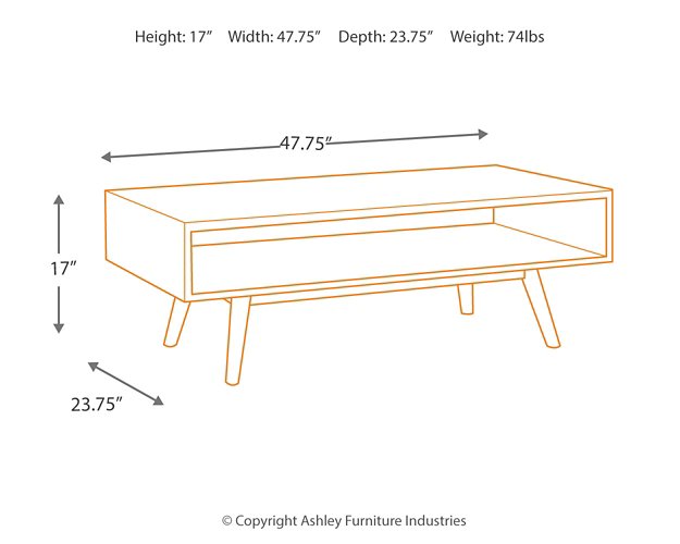 Kisper Coffee Table - Half Price Furniture